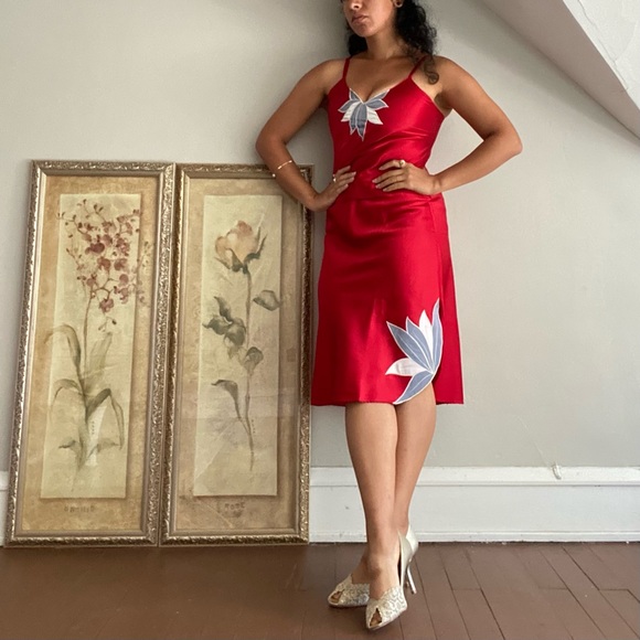 🌹 Natori, Vintage Nelumbo Nucifera Slip Set - Picture 4 of 16